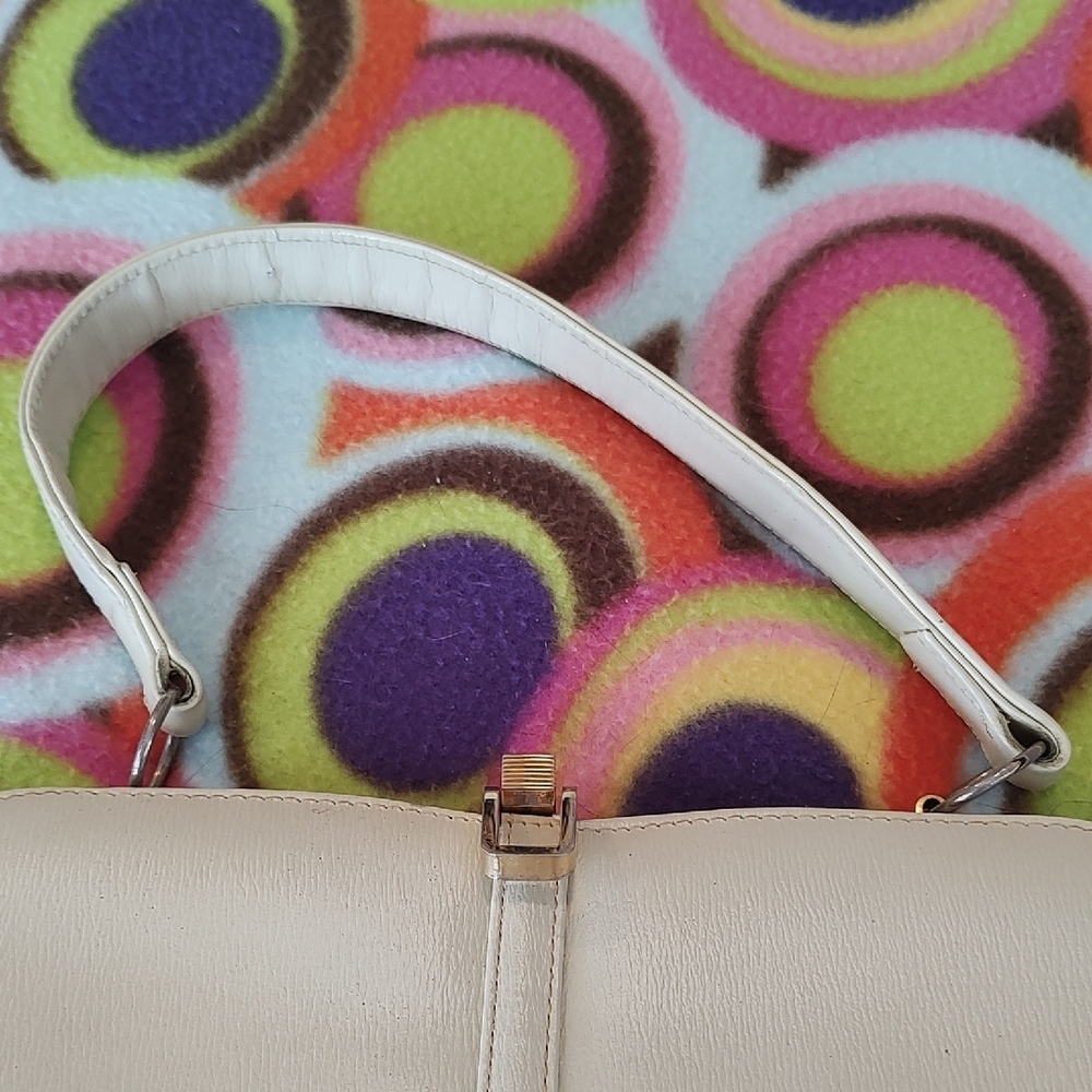 VINTAGE DOFAN Leather Tote Circa 1940-1950's EVC - Picture 4 of 16